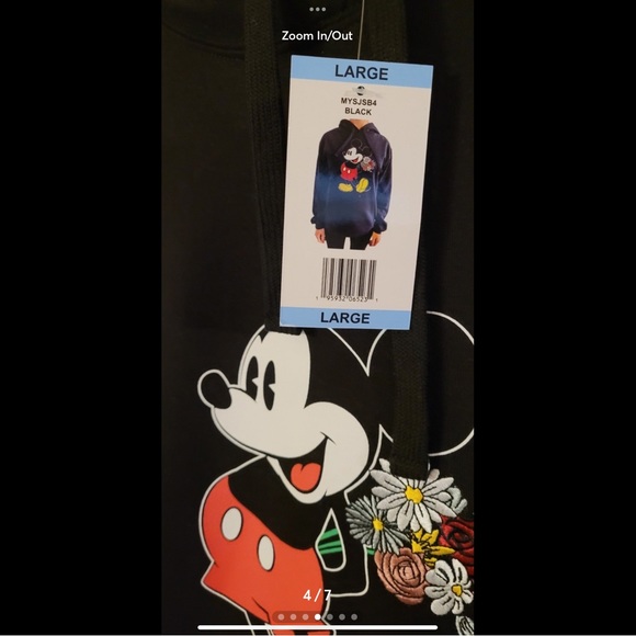 Mickey Mouse Disney Hoodie - Picture 3 of 7